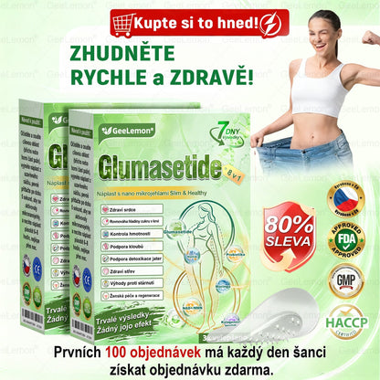 ⚡⚡ 𝐆𝐞𝑒𝑙𝑒𝐦𝐨𝐧® Glum𝐚𝐬𝐞tide 8 v 1 – Zeštíhlující nano mikrojihlový náplast 🇨🇿 Jen 1× denně ✅ Viditelné změny za 7 dní – na obezitu, kardiovaskulární zdraví, diabetes a kloubní problémy
