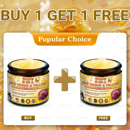 US Official Store | 𝐀𝐏𝐊𝐀𝐏𝐊® 𝟖-𝐈𝐧-𝟏 𝐁𝐞𝐞 𝐕𝐞𝐧𝐨𝐦 & 𝐓𝐚𝐥𝐥𝐨𝐰 𝐒𝐤𝐢𝐧 𝐅𝐢𝐫𝐦𝐢𝐧𝐠 & 𝐓𝐫𝐞𝐚𝐭𝐦𝐞𝐧𝐭 𝐂𝐫𝐞𝐚𝐦 (Effective Within 7 Days)Bee Venom + Tallow · 7X Deep Hydration, targets wrinkles, sagging, stretch marks, dark spots, purpura, inflammations and more